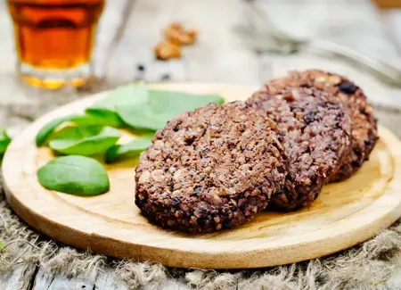 Steaks végétariens aux haricots rouges