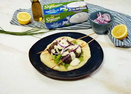 Boulettes kefta et naan maison