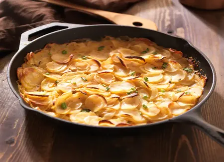Gratin dauphinois express au lait