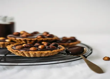 Tartelettes marron/chocolat express