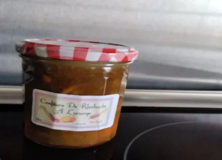 Confiture rhubarbe orange citron