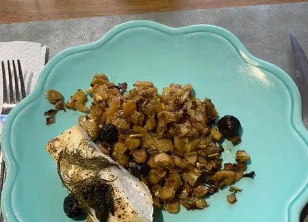 Poisson au four au citron et au fenouil
