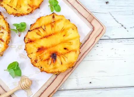 Ananas au four sans sucré ajouté