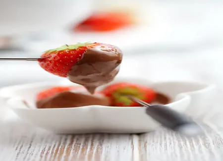 Fondue au chocolat maison