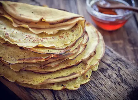 Crêpes légères sans lactose