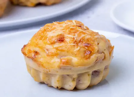 Minis cakes jambon-fromage