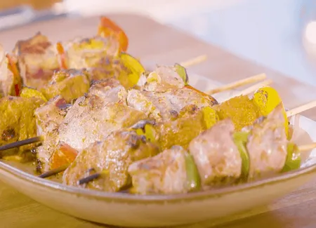 Mix grill de brochettes par laurent mariotte