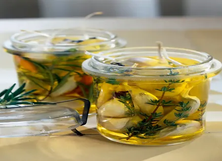 Ail confit en chemise