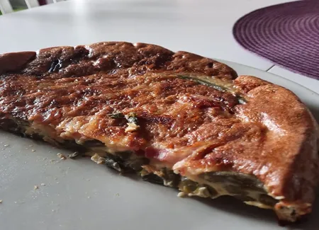 Clafoutis d'haricots verts