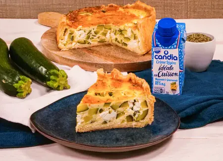 Quiche à la courgette