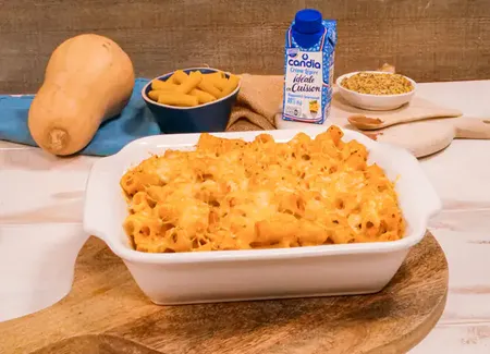 Gratin de pâtes au butternut