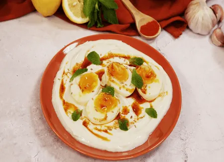 Oeuf au skyr inspiration turque