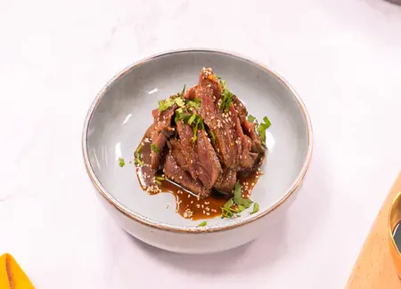 Viande marinée
