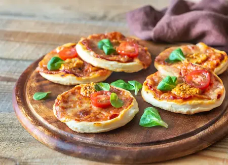 Mini-pizza façon biscuit apéritif