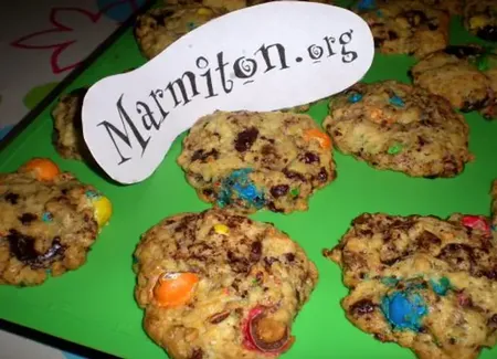 Les cookies de chris aux cacahuètes chocolatées
