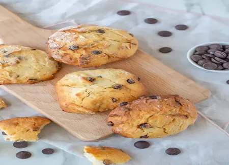Scones aux pépites de chocolat sans lait