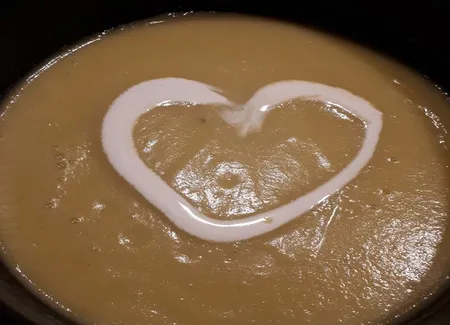 Soupe veloutée aux haricots beurre