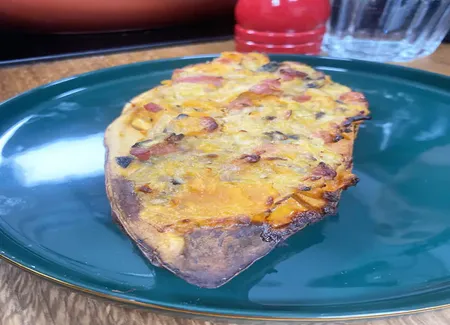 Patate douce farcie