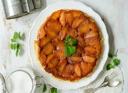 Tatin de pommes aux spéculoos