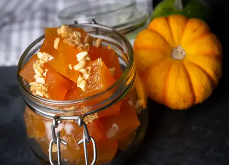 Dessert de potiron (kabak tatlisi : recette turque)