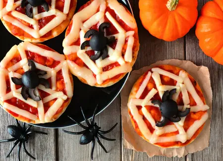 Mini pizzas du diable (spécial halloween)