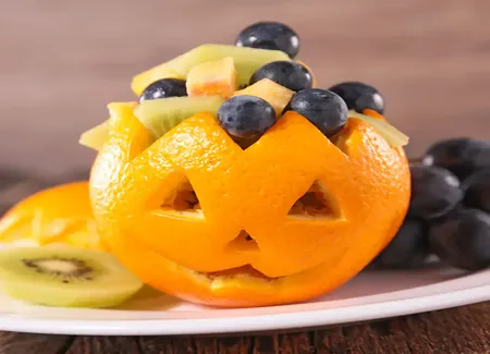 Salade de fruits halloween