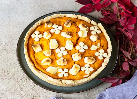 Quiche à la courge et au chèvre