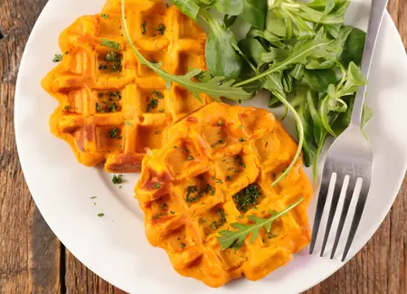 Gaufre à la patate douce