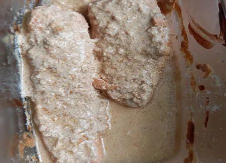 Pavés de saumon à la sauce soja au yaourt