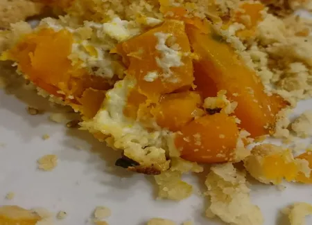Crumble salé de courge