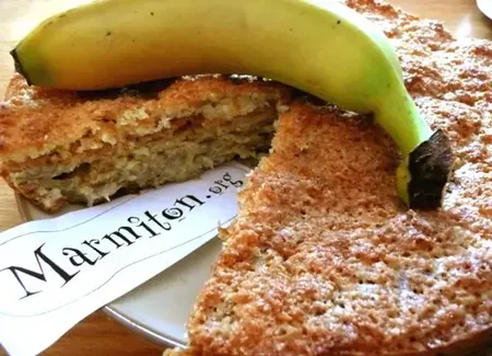 Gâteau coco bananes