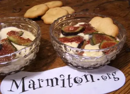 Tiramisu aux figues et aux mouzillons
