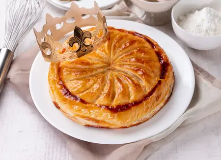 Galette des rois aux pommes et au caramel