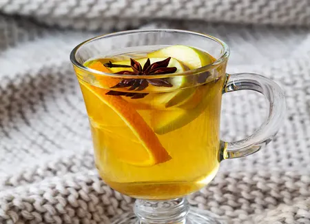 Vin blanc chaud