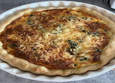 Tarte d'automne aux feuilles de blettes