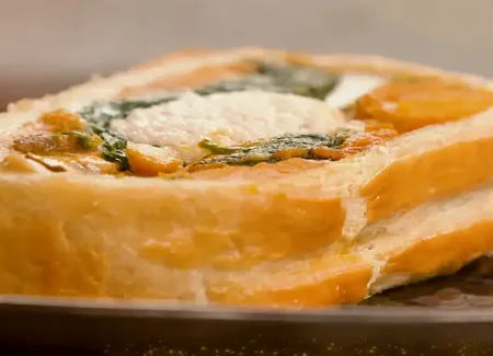 Feuilletée boudin blanc et courge par laurent mariotte