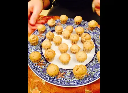 Mini muffins aux amandes