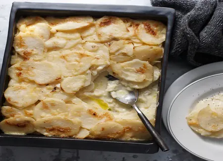 Gratin de pommes de terre au brie