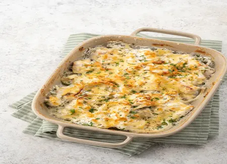 Gratin de pommes de terre chorizo camembert