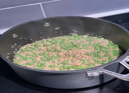 Quinoa aux petits pois tout simple