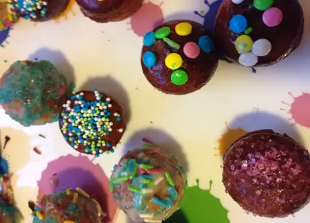 Préparation pour moule à cake pops