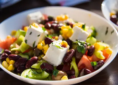 Salade originale de haricots rouges