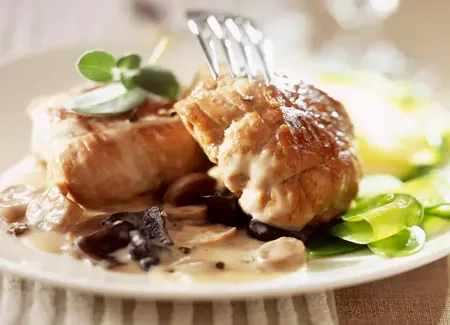 Paupiettes de poulet en cocotte