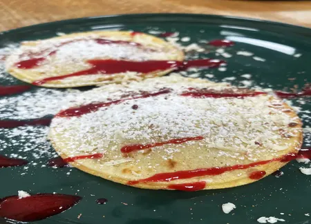 Ravioles de crêpes pommes caramel