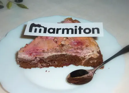 Brownie cheesecake fruits rouges et framboises