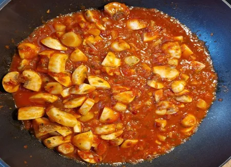 Salsifis aux champignons
