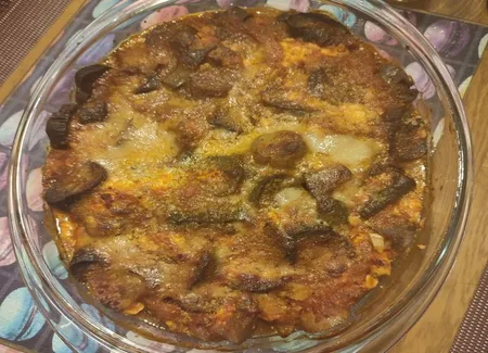 Gratin d'aubergine ultra léger à la feta