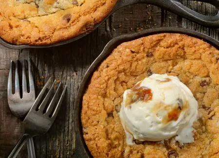 Cookie géant et fondant à l'américaine (one pan cookie)