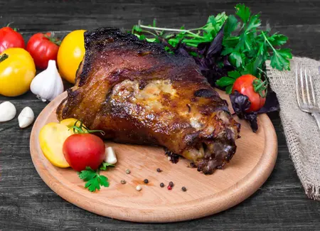 Cuissot de sanglier d'obélix au four