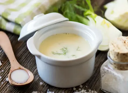Soupe au fenouil et à la courgette